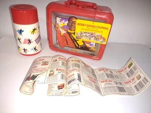 1991 STEVE URKEL Lunch Box FAMILY MATTERS~UNUSED W/HANG TAG AND RARE COUPONS !!! - Picture 1 of 10