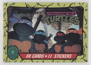 1989 Topps Teenage Mutant Ninja Turtles Teenage Mutant Ninja Turtles #1 0tw4