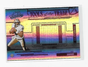 AARON BROOKS 2005 ABSOLUTE MEMORABILIA #TT-1 TOOLS OF THE TRADE /50 SAINTS - Picture 1 of 2