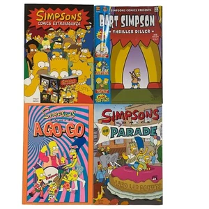 The Simpsons Comic Books 4x Book Bundle Matt Groening Illustrated Otter Press - Bild 1 von 19