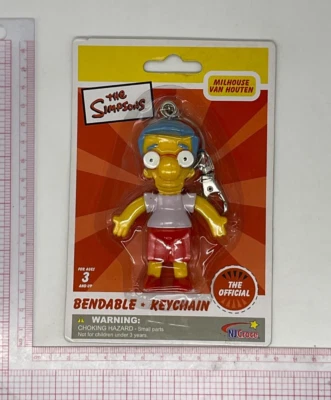 NJ Croce Los Simpson Milhouse Van Houten Llavero Flexible SELLADO D03 Foto 1 de 4