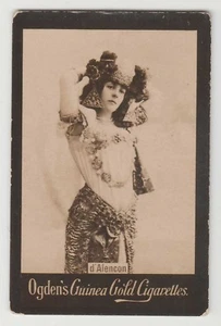 Ogdens Guinea Gold Base M Actors & Actresses List Mh MA21 - d'Alencon - Picture 1 of 1