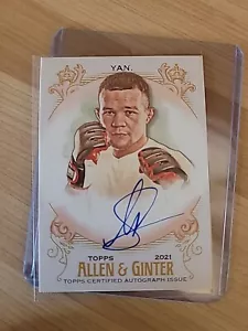 PETR YAN 💎UFC SUPERSTAR!!! AUTHENTIC AUTOGRAPH CARD✨ROOKIE✨TOPPS “ RARE” - Picture 1 of 2