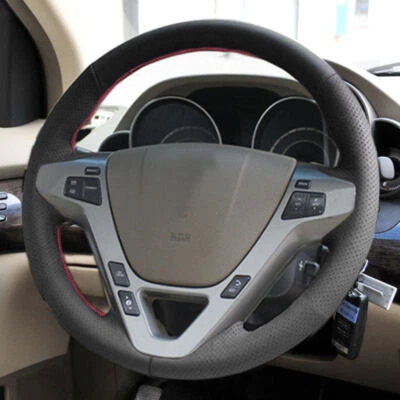 DIY Costura manual Cuero Volante Cubierta Volante Protector Volante para Acura MDX 2007-2013 - Imagen 1 de 4