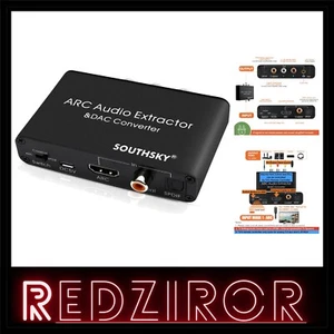 192KHz DAC Audio Converter HDMI ARC SPDIF Koaxial Analog L R 3 5mm - Bild 1 von 2