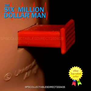 Vintage The Six Million Dollar Man Original Lifting Arm Button 1974 FREE POST UK - Picture 1 of 14