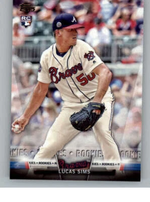 2018 Topps Salute #TS89 Lucas Sims (ref 144567) - Image 1 of 2