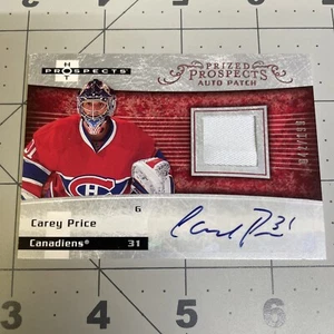 2007-08 Fleet Hot Prospect Auto Patch Carey Price # 250, 52/199 - Picture 1 of 2
