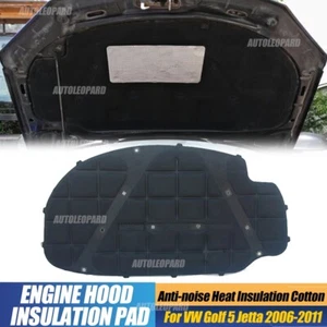 For VW Golf 5 Jetta 2006-11 Hood Engine Sound Insulation Pad Heat Shield Cotton - Picture 1 of 6