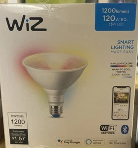 Wiz 120W Equivalent PAR38 Medium Smart LED Light Bulb 603894 Wiz 603894 NEW! - Picture 1 of 1