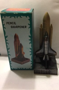 temperamatite vintage anni 70 zinco SPACE SHUTTLE NUOVO CON SCATOLA - Foto 1 di 5