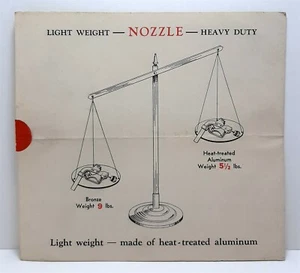 1930's Moore & Kling Inc. Light Weight Aluminum Nozzle  Kerosene & Fuel Oils JJ - Picture 1 of 5