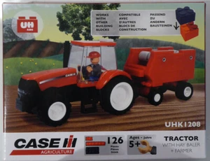 UNIVERSAL HOBBIES KIDS, CASE IH TRACTOR WITH HAY BALER AND FARMER - Picture 1 of 5
