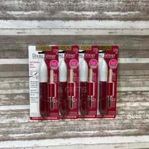 Lot Of 4 L'Oreal Paris Double Extend Beauty Tubes Lengthening Mascara 570 Black - Picture 1 of 4