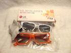 LG 3D 2 Pairs GLASSES AG-F200 CINEMA 3D  NEW