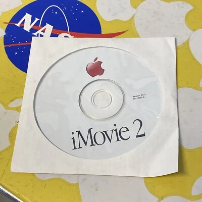 Vintage 2000 Apple iMovie 2 CD-ROM Macintosh Mac DISC ONLY Version 2.0.1 - Image 1 of 3