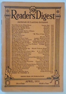 MICKEY MOUSE & His Playmates 1931 Apr READERS DIGEST Little Nemo Gertie Dinosaur - Picture 1 of 4
