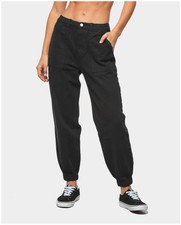 New Women's Stussy Stussy Women's Hartwell Twill Pant Black Bottoms Pants