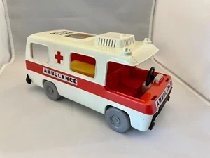 Playmobil Ambulanza 1977 GEOBRA Germania INCOMPLETO solo per parti di ricambio - Foto 1 di 7