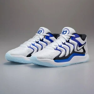 Nike KD 17 Penny Blue White Black Basketball Shoes FJ9487-100 Mens Size 11 - Picture 1 of 8