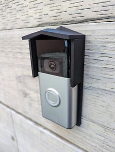 Ring Doorbell 2nd Generation Rain Sun Weather Cover Slide ON No Drill