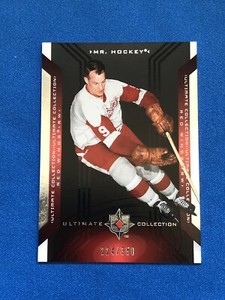 2004-05 Ultimate Collection Hockey Mr Hockey Gordie Howe 224/350 #15 Red Wings