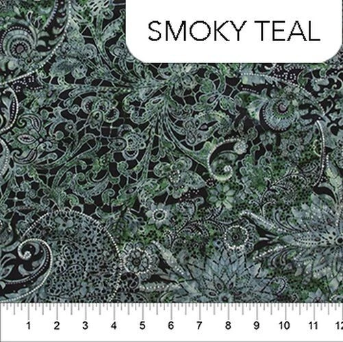 Lustre By Banyan Batiks For Northcott - Smoky Teal  #81221-68 - Image 1 of 1