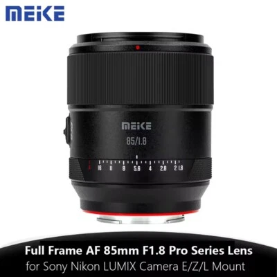 MEIKE 85mm F1.8 Pro Full Frame Auto Focus STM Lens for Fuji Sony Nikon L-Mount  - Image 1 of 4