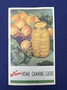 Vintage Kerr Book Home Canning Guide Bulletin No. 948 Rare - Picture 1 of 8