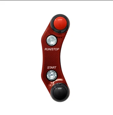 RIGHT HANDLEBAR SWITCH STANDARD PUMP RED JETPRIME APRILIA RSV4 / R / RR 2009-20 - Image 1 of 4