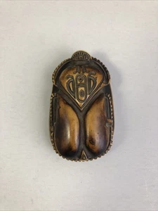 Auténticas Antigüedades Egipcias Antigüedades Raras Egipcias Escarabajo Figura BC - Imagen 1 de 10