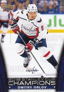 2018 Stanley Cup Champions Washington Capitals Blue Parallel #9 Dmitry Orlov - Picture 1 of 1
