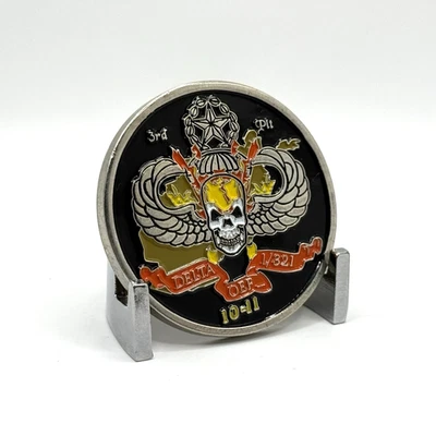 CHALLENGE COIN - "Kill 'Em All" 1-321 FAR Delta Co 3rd Platoon Afghanistan 10-11 - Image 1 of 2