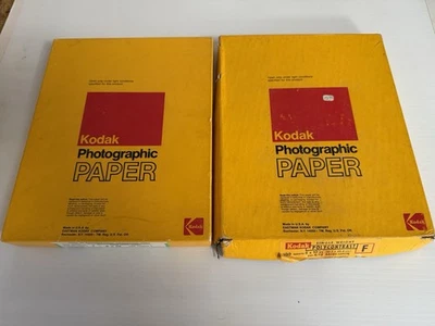 KODAK Polycontrast F Photographic Paper 100+ Sheets 8”x10” 2 Open box - Image 1 of 4