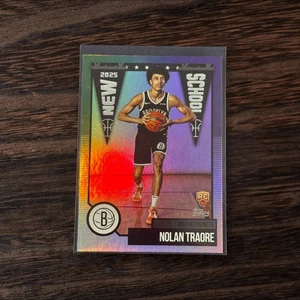 2025 Topps Basketball New School #NS-19 (Rainbow) NOLAN TRAORE [RC] - Picture 1 of 2