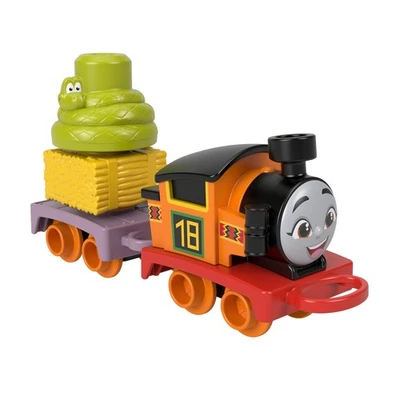Thomas & Friends Toddler Toy My First Nia Push-Along Train with Stacking Cargo f - Image 1 of 4
