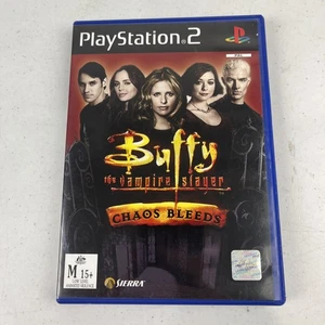 Buffy the Vampire Slayer Chaos Bleeds Sony PlayStation 2 PS2 Game + Manual Mint - Picture 1 of 7