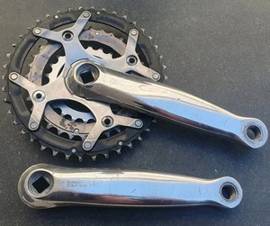 Shimano Deore LX 8 Speed Triple Chainset FC-M569 I.G 175mm GC - Picture 1 of 16
