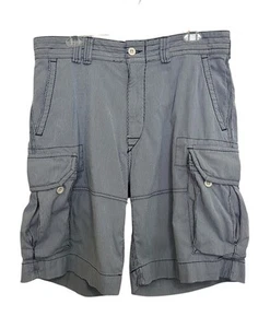 Polo Ralph Lauren | Herren Seersucker Chino Cargo Shorts blau/weiß gestreift Gr. 34 - Bild 1 von 7