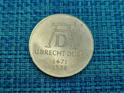 🇩🇪 West Germany 5 mark 1971 "D"  Durer   0.625 KM-129  Silver Coin 031525-5 - Image 1 of 2