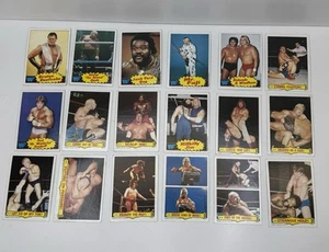 18 Card Lot 1985 WWF Wrestling Hulk Hogan JYD Sheik - Picture 1 of 11