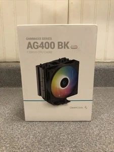 DeepCool AG400 BK ARGB CPU Cooler 120mm Static ARGB Fan New - Picture 1 of 2