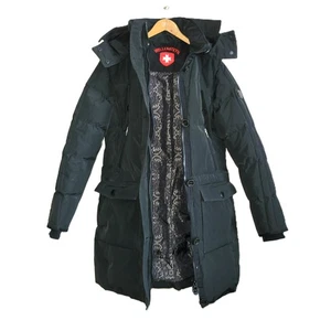 Abrigo de invierno Wellensteyn Centurion Lady chaqueta mujer talla M gris capucha media longitud - Imagen 1 de 10