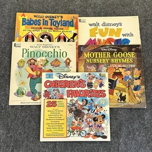 Vintage Disney LP Vinyl Records Lot - Picture 1 of 17