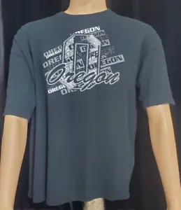U of O Oregon University KNIGHTS CLUBSPORTS Black & White Men's T-Shirt Size XL - Picture 1 of 5