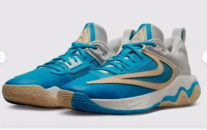 Nike Giannis Immortality 3 DZ7533-002 Phantom/Blue Lightning Sneakers taglia 10,5 - Foto 1 di 6