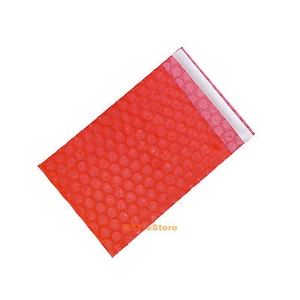 Confezione 20 Buste Bolle Autosigillanti Rosse Antistatiche Sacchetto 3" x 5"_80 x 130+25mm - Foto 1 di 12