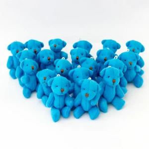 NEW - 100 X Blue Teddy Bears - Small Cute Cuddly Adorable - Gift Present - Picture 1 of 10