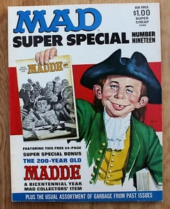 Mad Super Special Magazine 1976; Number Nineteen; Madde bonus insert removed - Bild 1 von 6
