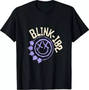 T-shirt ufficiale Blink-182 viola logo sorridente - Foto 1 di 3